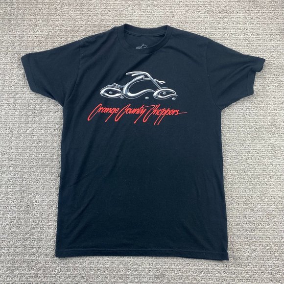 Orange County Choppers OCC Shirt Men Medium M Black Biker Motorcycle Lightweight - Picture 1 of 6